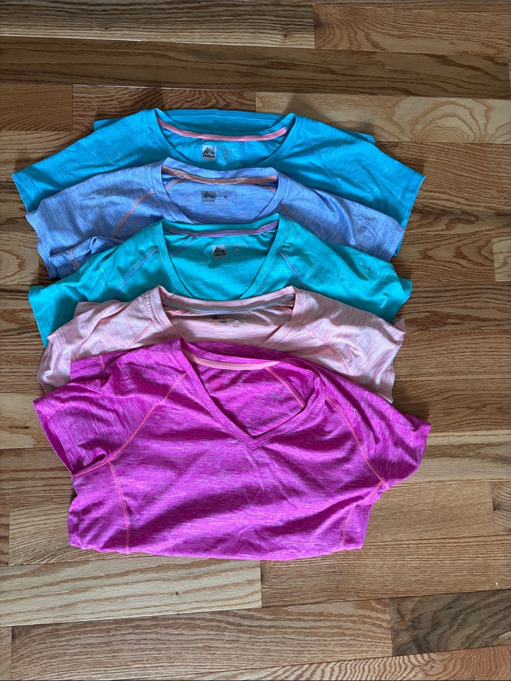 Bright Activewear RBX Tops - Pink, Peach, Teal, Lavender, Blue